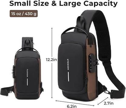 Sling Bag for Men | Anti-theft Crossbody Bag -