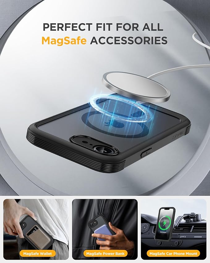 Miracase Magnetic for iPhone 16e Case Full-Body Phone