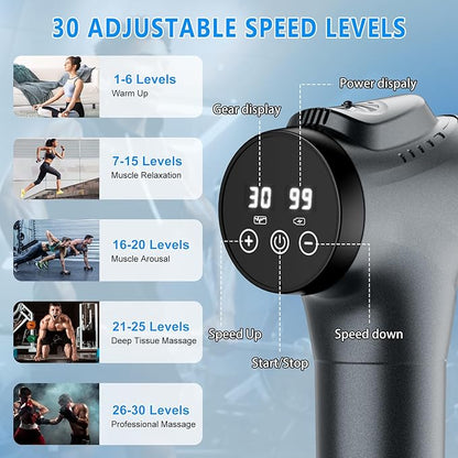 Massage Gun, Muscle Massage Gun for Athletes Handheld Electric