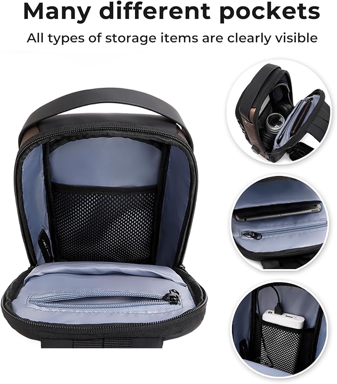 Sling Bag for Men | Anti-theft Crossbody Bag -