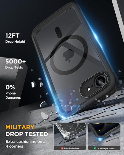 Miracase Magnetic for iPhone 16e Case Full-Body Phone